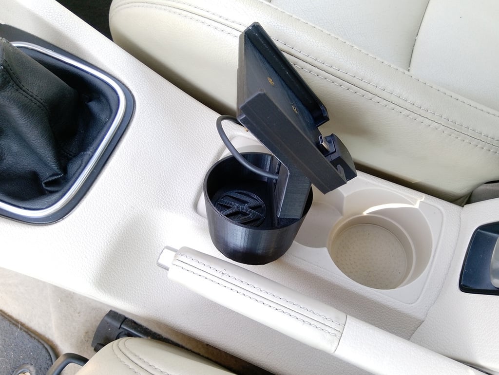Držák na pohár-držák na telefon pro VW Golf, EOS, Jetta, Scirocco a další