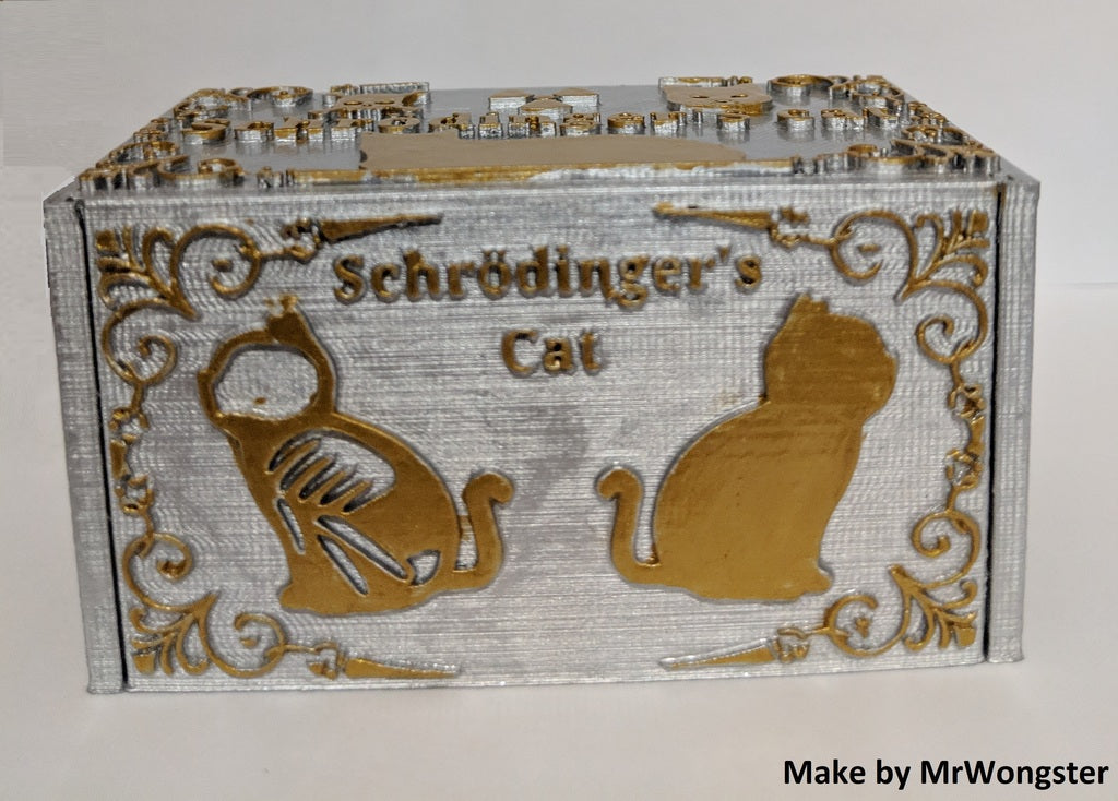 3D tisk Schrödingerovy kočky, fyzikální demonstrace teorie kvantové mechaniky
