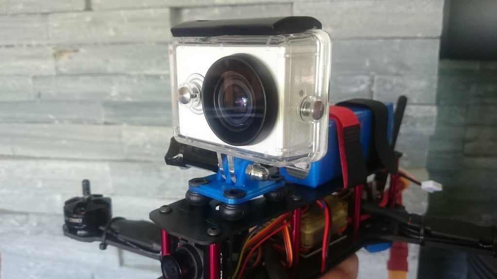 Nízkoprofilový nastavitelný držák kamery pro akční kameru ZMR 250