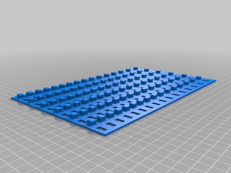 3D tisknutelný organizér zásuvek pro 1/4 a 3/8 zásuvky