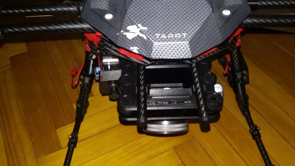 45° držák kamery pro DSLR SONY A5000 na TAROT 680 Drone