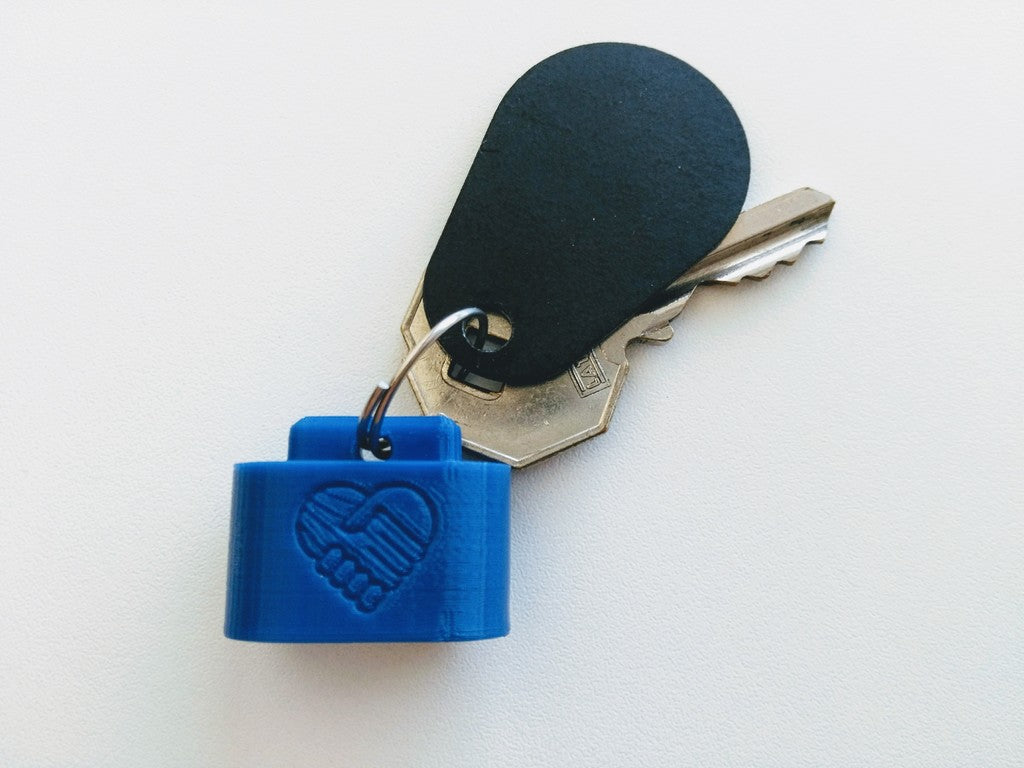 e-Nable nástěnný držák na klíče
