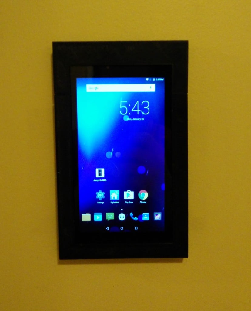 Držák na stěnu pro 7&quot; tablet Android