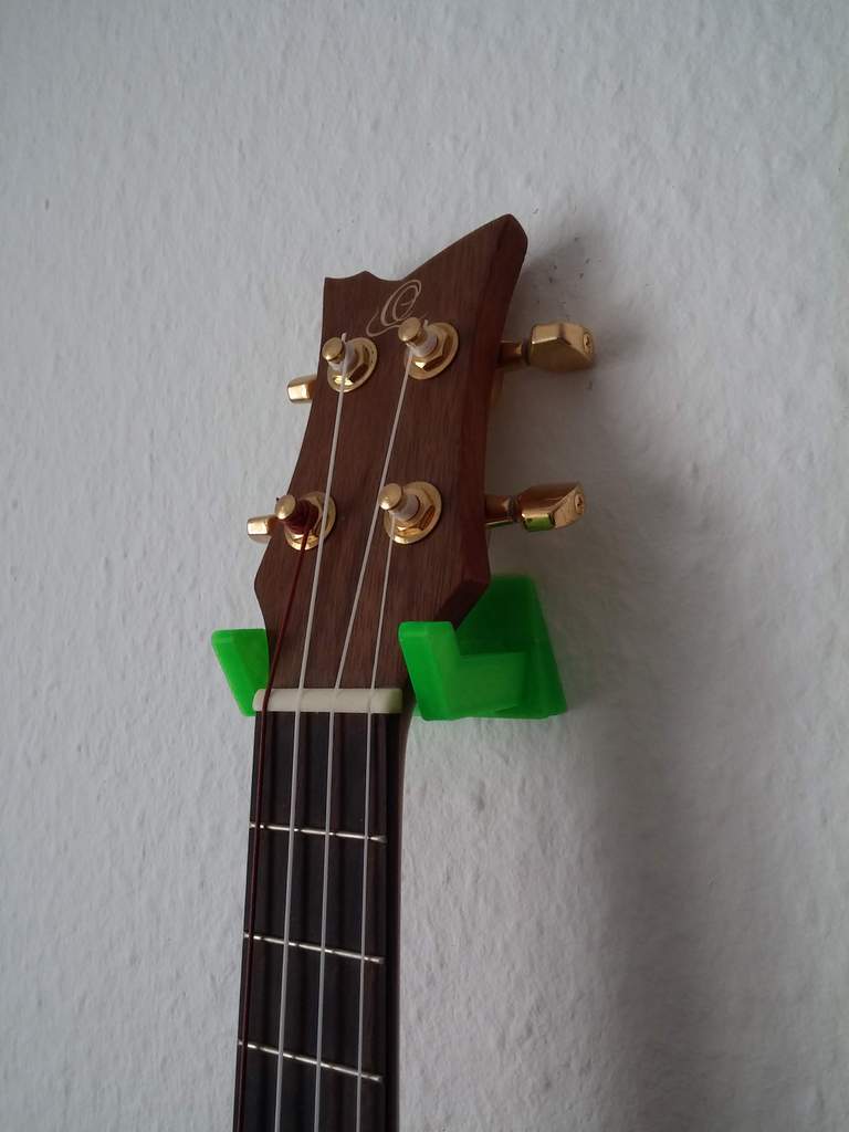 Držák na stěnu pro ukulele s jedním šroubem