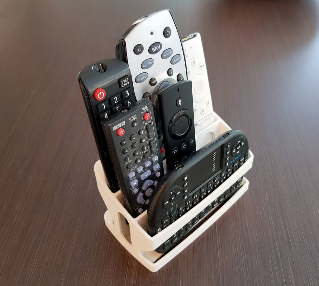 Stojan/držák TV Remote pro dálkové ovladače Samsung, Sky, Fire TV, Blu-Ray a Bluetooth