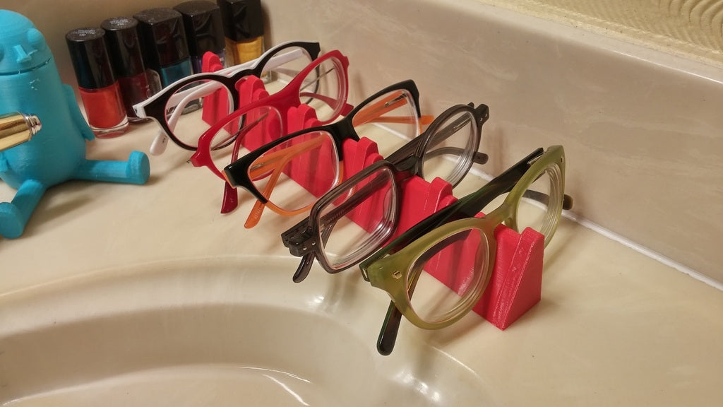 Skříňka na brýle ke koupelnovému stolku se 3, 4 nebo 5 přihrádkami