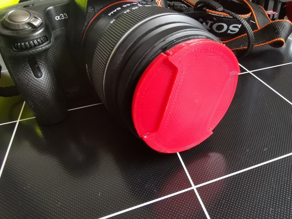 55mm kryt objektivu fotoaparátu bez podpůrných funkcí