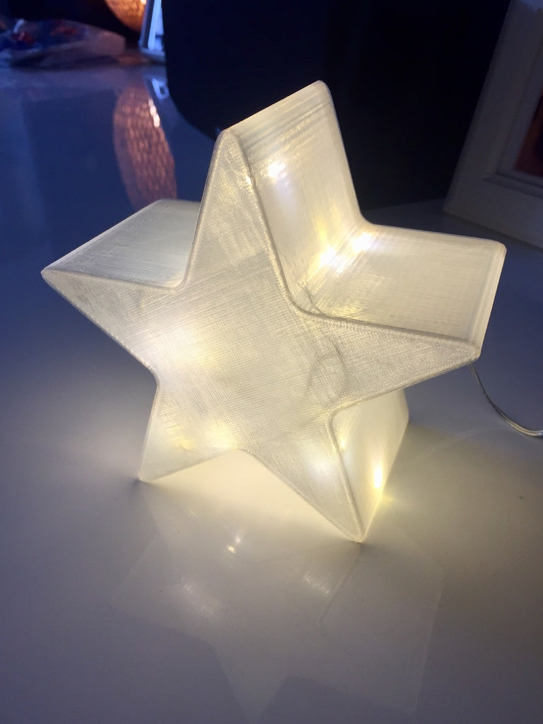 Vánoční dekorace: Vánoční hvězda na LED světla nebo LED svíčky