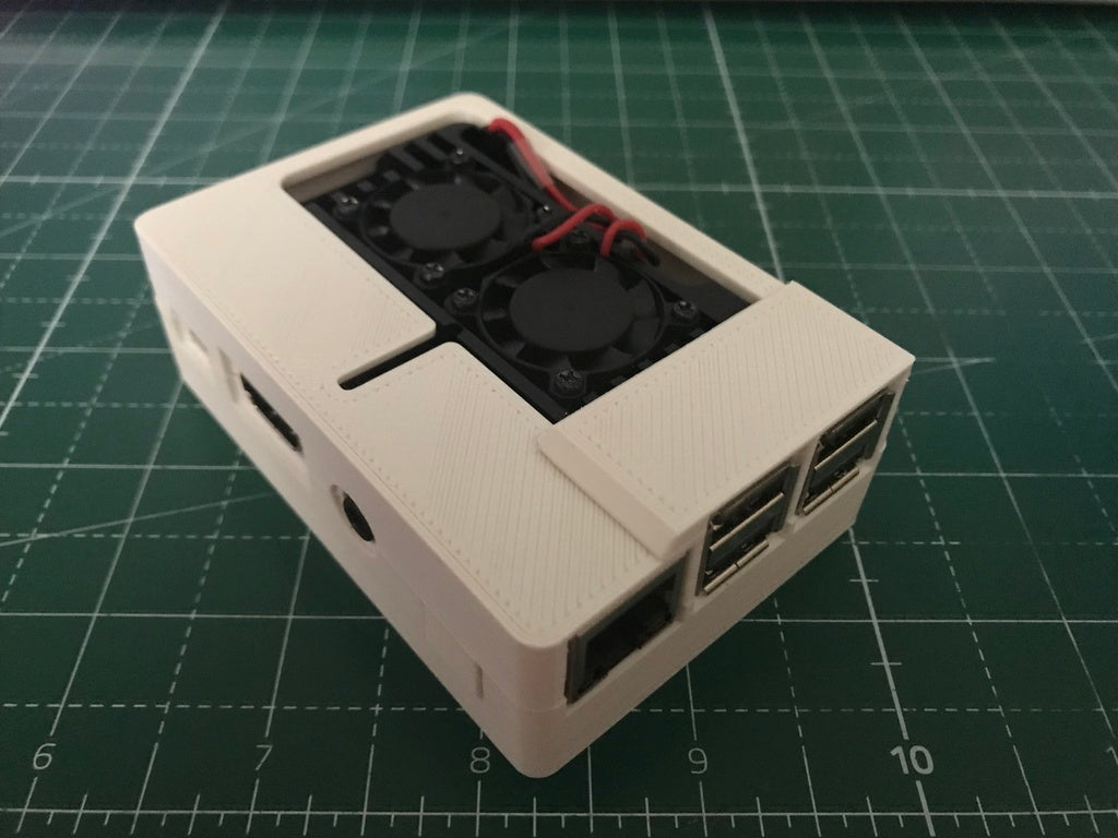 Montovatelné pouzdro Anycubic Gear Case pro Raspberry Pi 3 B+ s chladičem GeeekPi