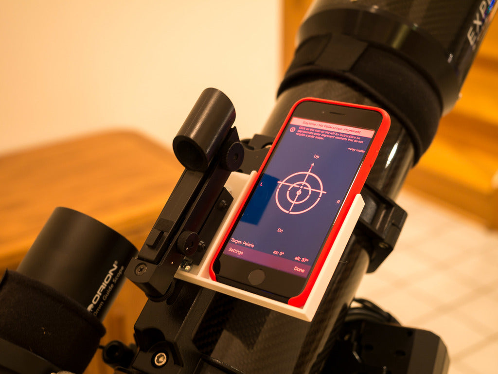 Polární nastavovací tác pro iPhone 7 pro dalekohled