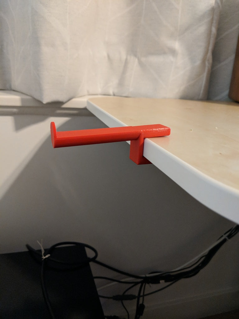 Držák na sluchátka na stůl IKEA Bekant