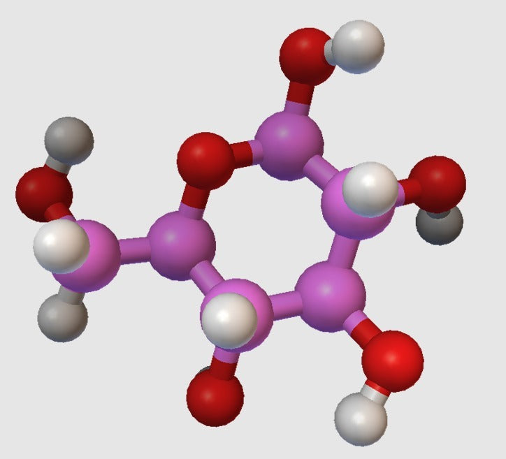 Molekulární modelování glukózy v atomárním měřítku