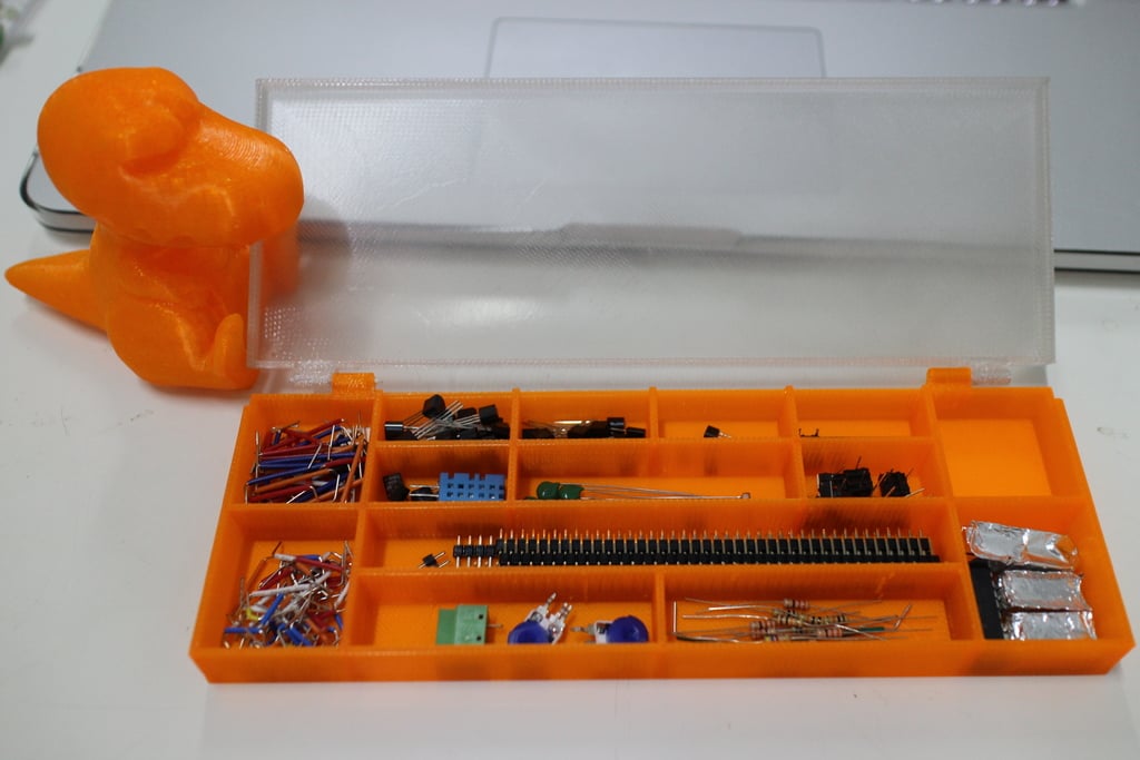 Mini Screw box s víkem (typ pantu) pro projekty Arduino