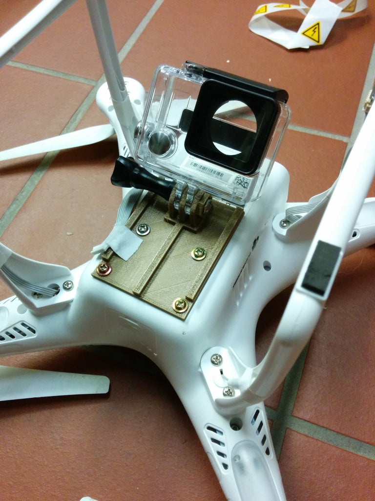 Držák pro montáž dronu Phantom 2 pro GoPro kameru
