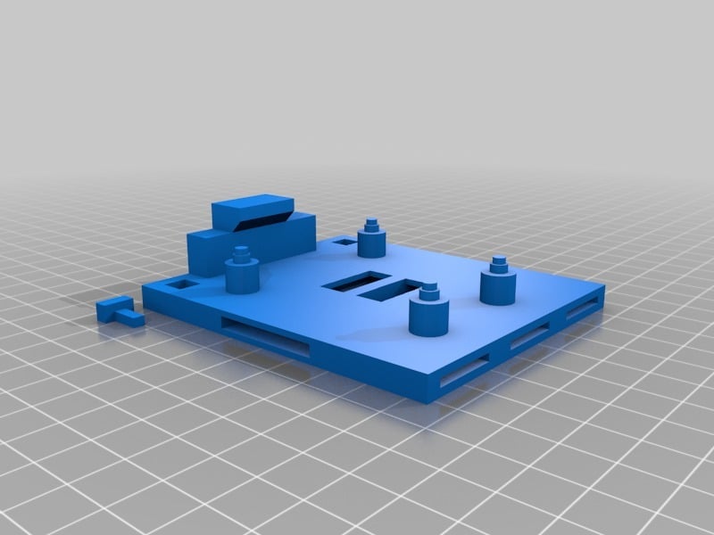 3D tisknutelná montážní deska Arduino Mega 2560 R3 s volitelným krytem