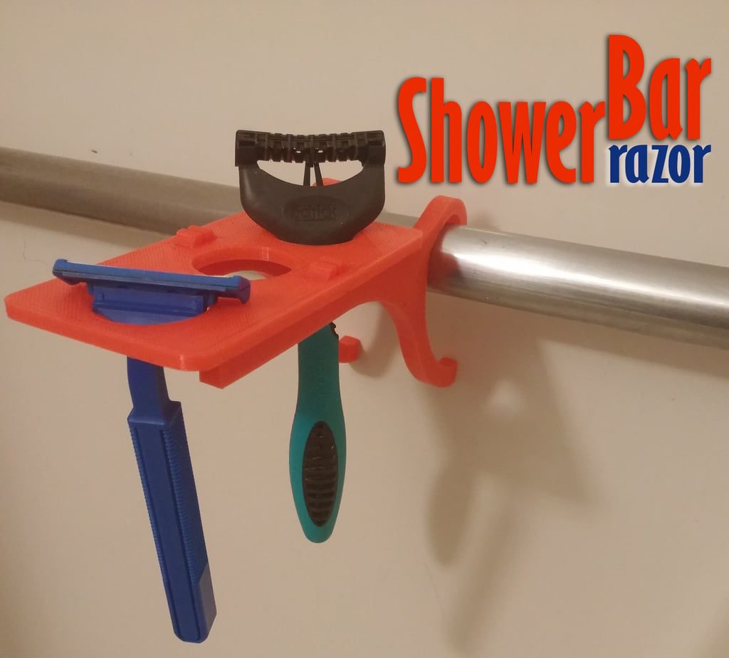 ShowerBar - Razor Edition - Sprchový nosič pro žiletky