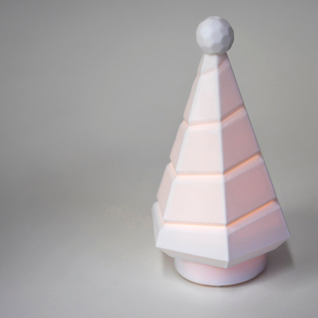 Dřevěná vánoční LED čajová svíčka od Faberdashery