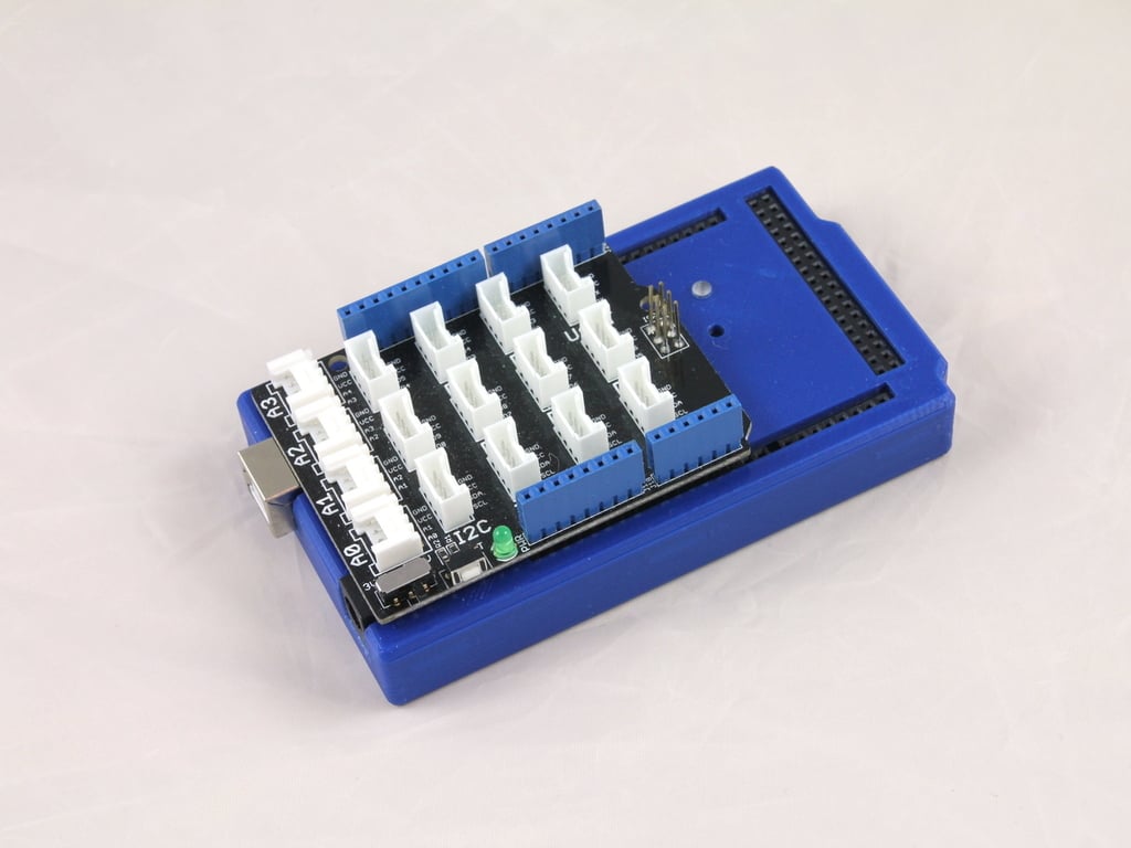 Přiléhavé pouzdro pro Arduino Mega 2560 se šroubovým upevněním na desku