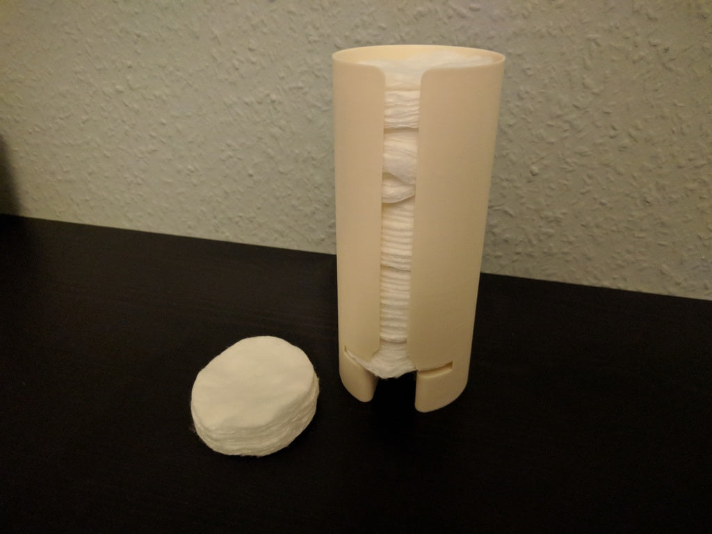 Koupelnový dávkovač vatových tamponů pro montáž na skříňku nebo na stěnu