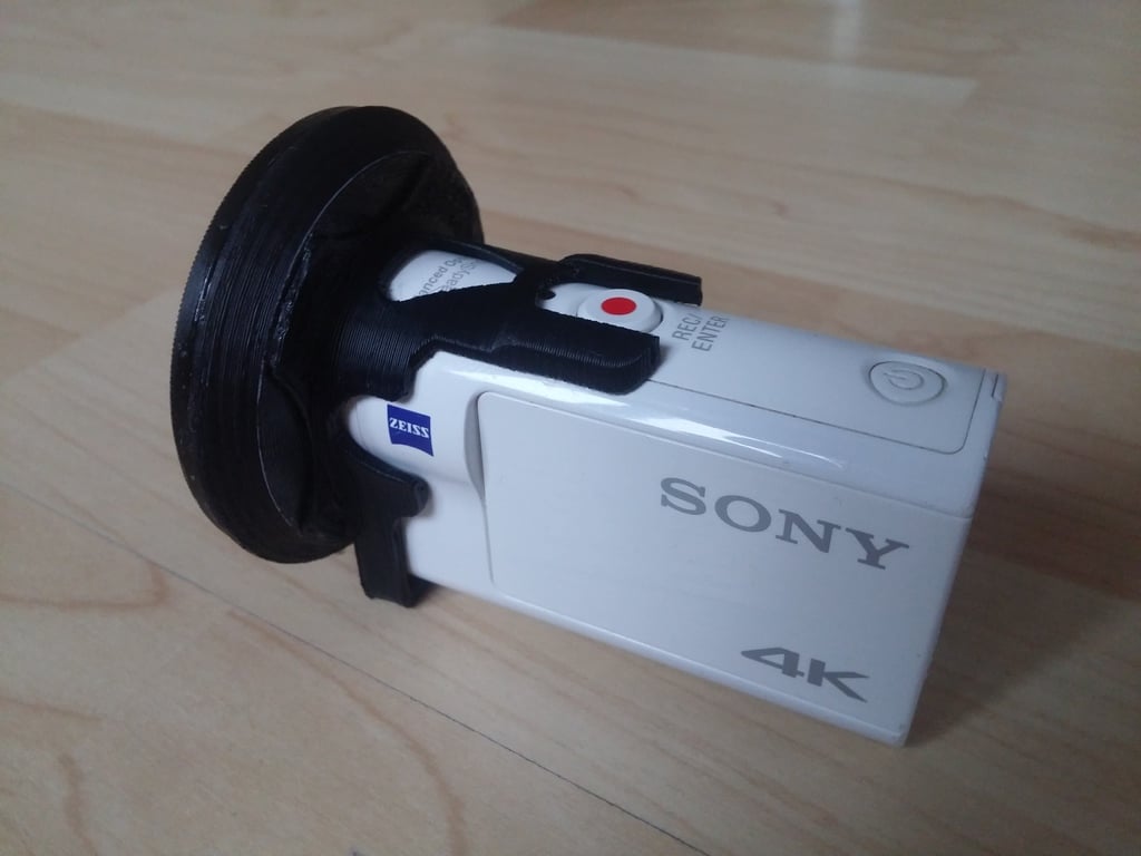 Kryt objektivu 58mm filtru pro akční kameru Sony FDR 3000