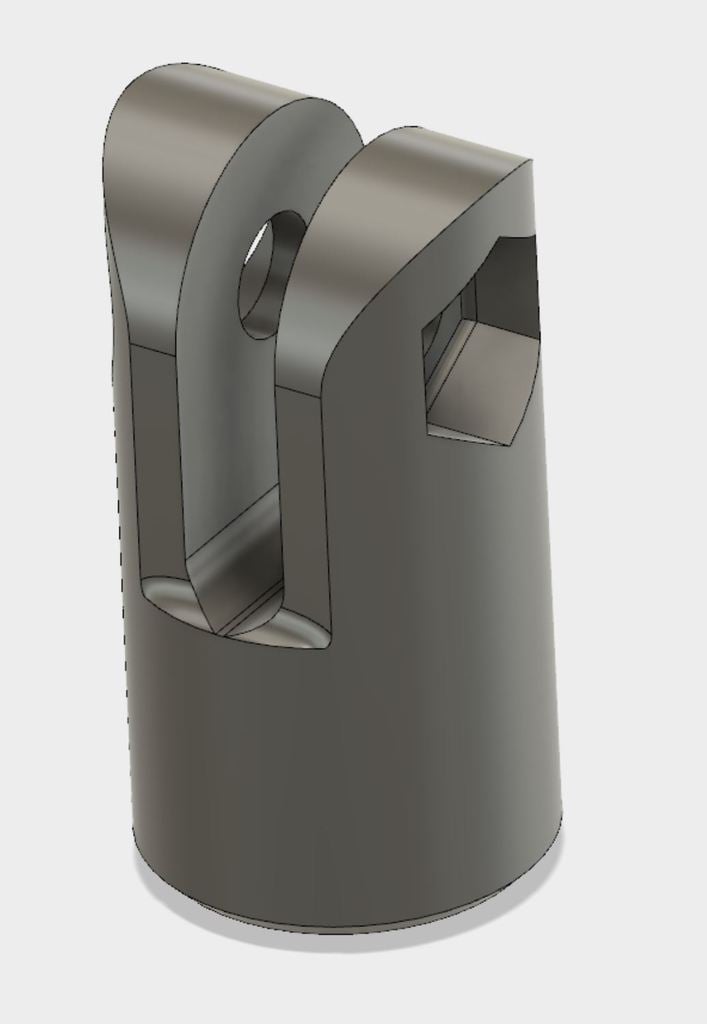 Koleno s rozhraním mikrofonního stojanu s aktualizovaným držákem na pohár