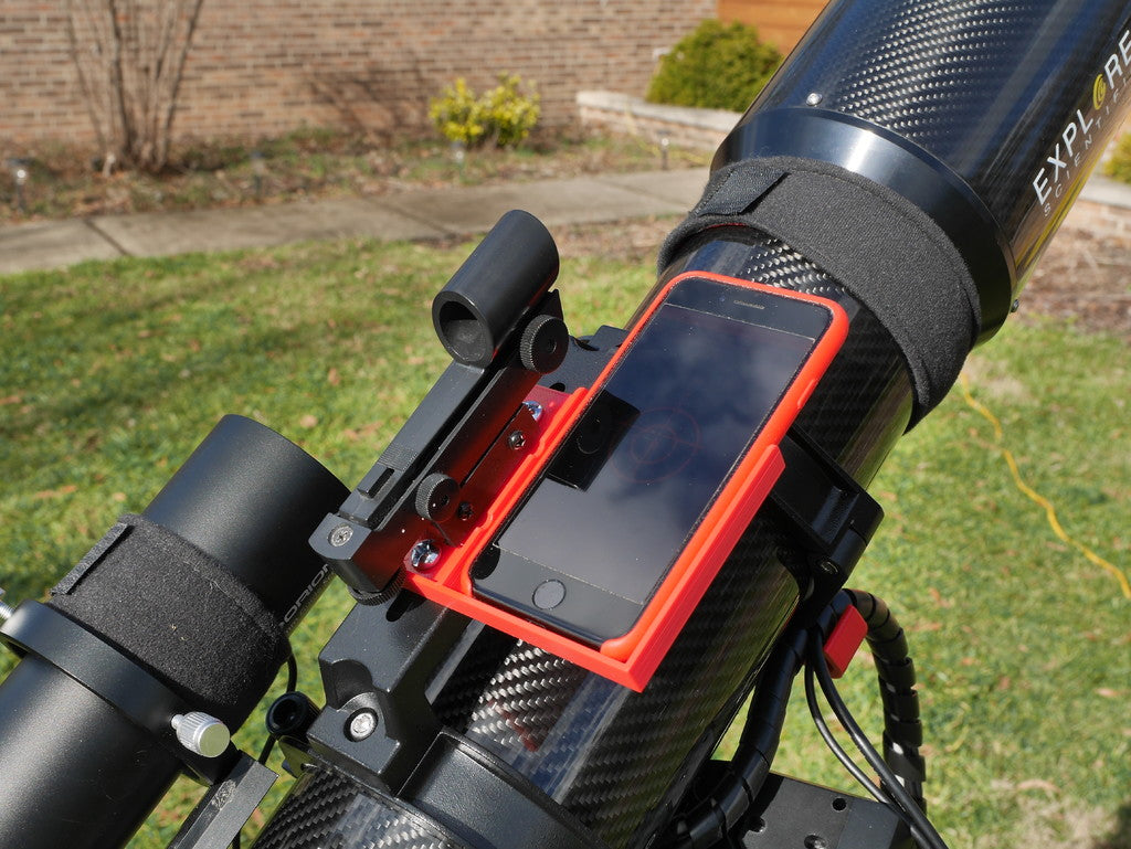Polární nastavovací tác pro iPhone 7 pro dalekohled