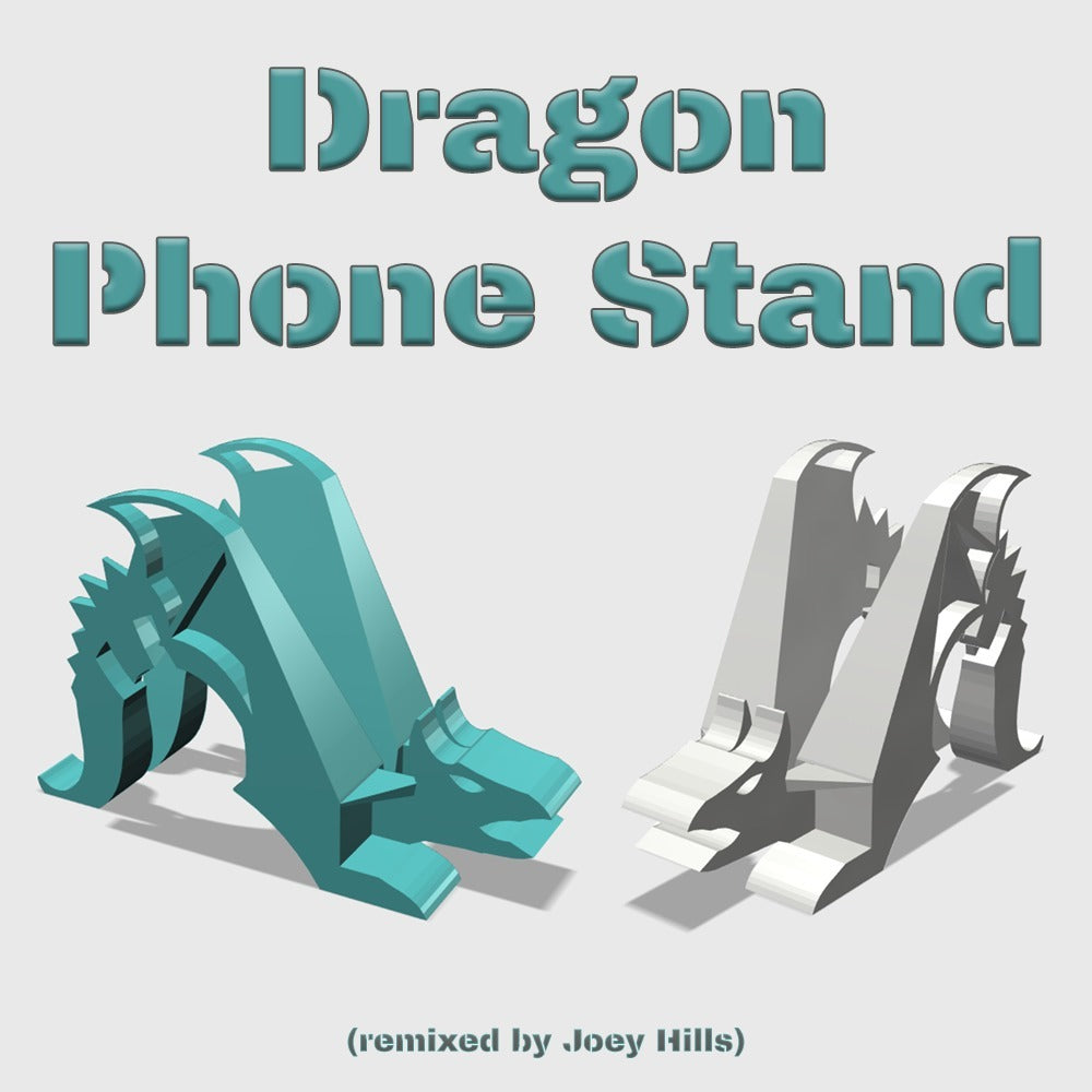 Stojan na telefon Dragon s otvorem pro kabel nabíječky