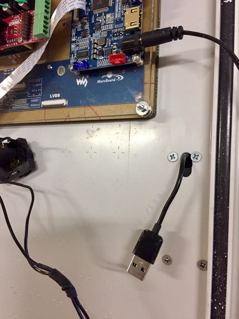 USB HUB Kapsle pro montáž na panel pro CNC a Raspberry Pi