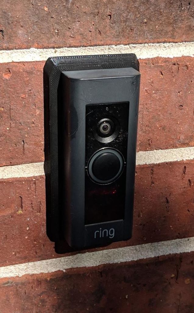 Ring Doorbell Pro Wall Plate s 1/4 palcovou distanční vložkou