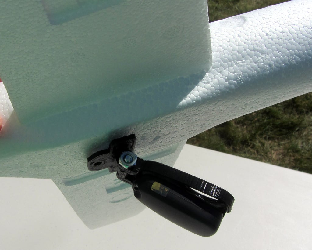 Nastavitelný držák kamery na klíče pro hobby letadla