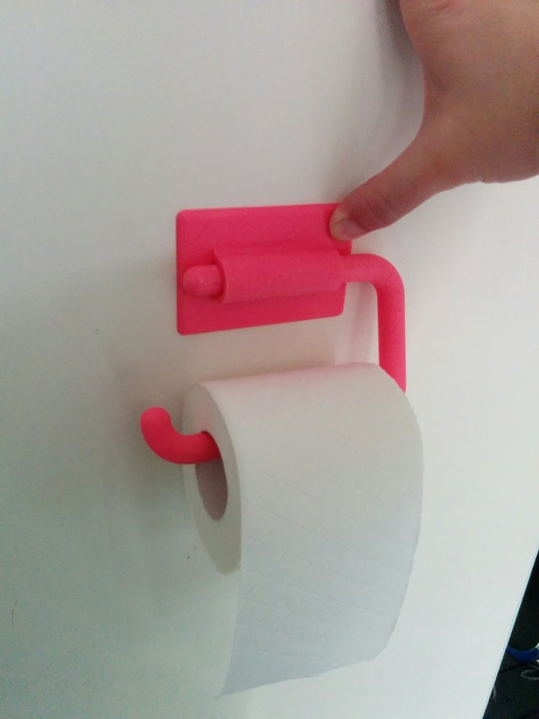 Přizpůsobitelný držák na toaletní papír