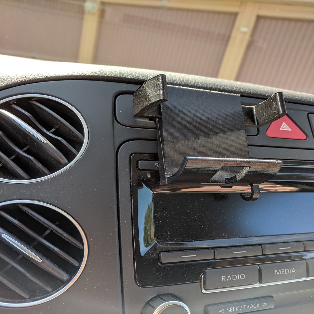 Nastavitelný držák telefonu do auta pro sloty na karty