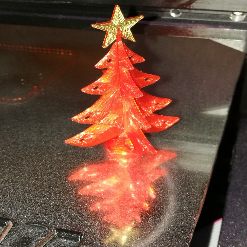 Vánoční strom karta