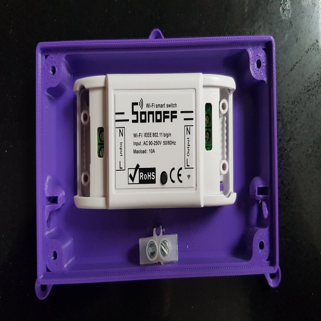 Nástěnná krabice pro Sonoff Basic