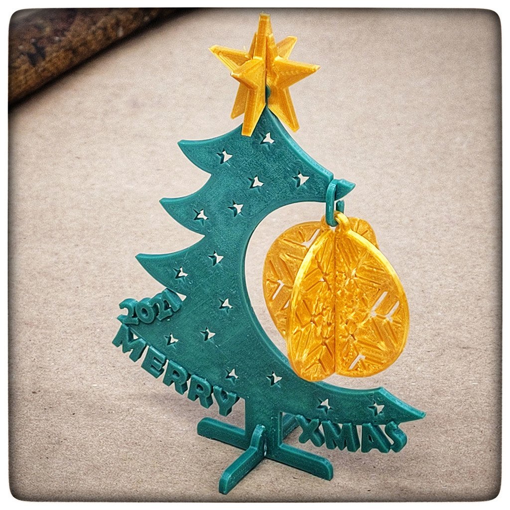 Vánoční strom ozdoba dárkové karty