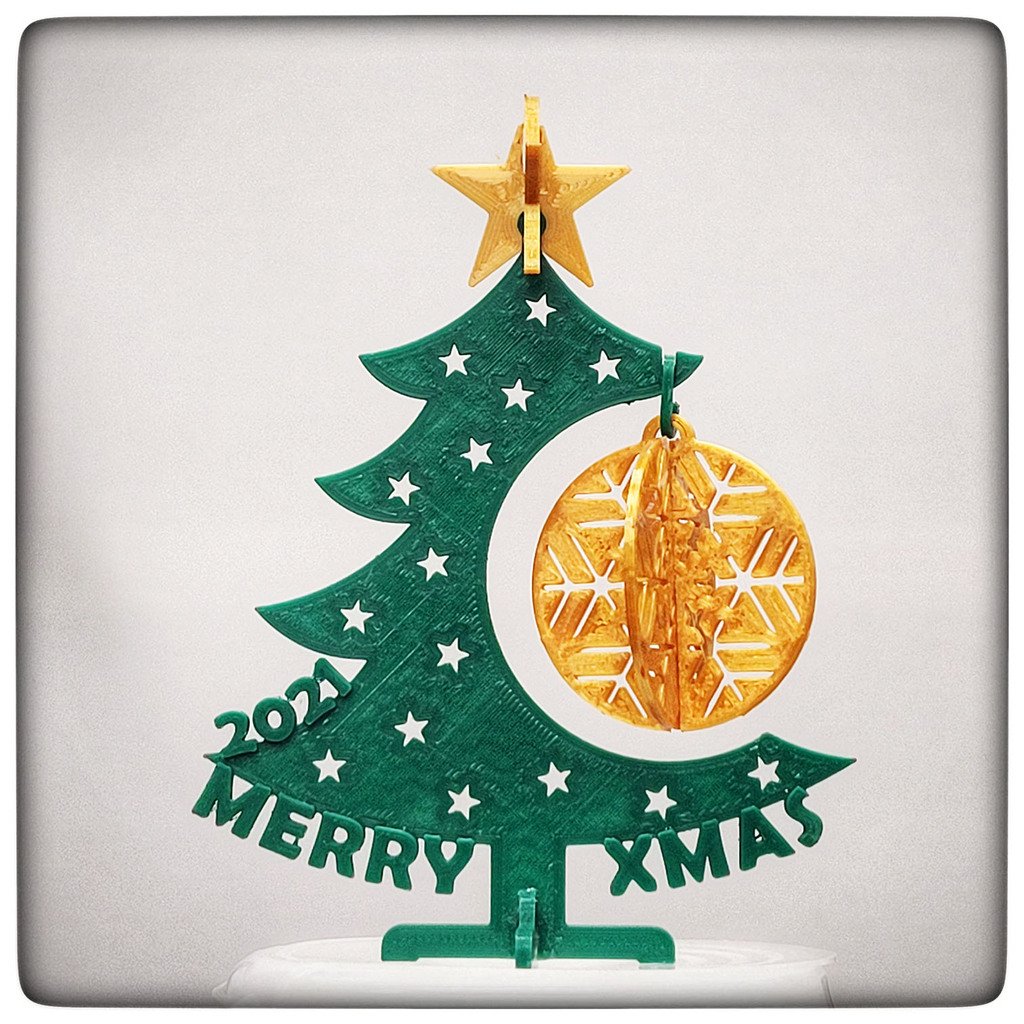 Vánoční strom ozdoba dárkové karty