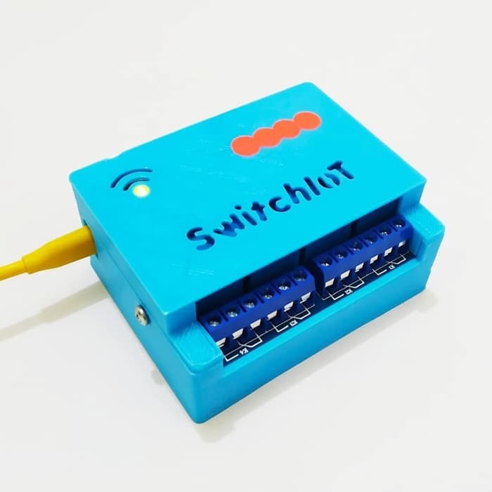 DIY Sonoff 4CH Smart Switch s SwitchIoT 4CH 3D modelem pouzdra