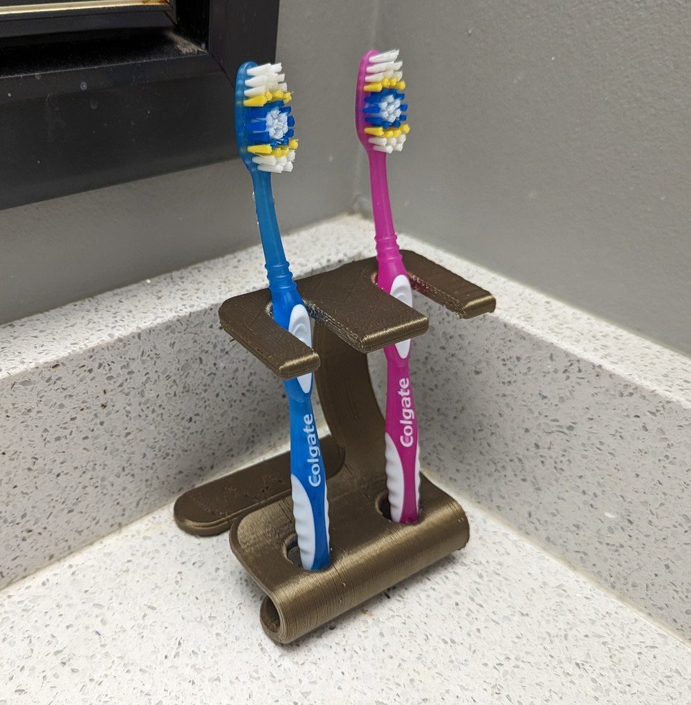 Držák na zubní kartáčky do koupelny