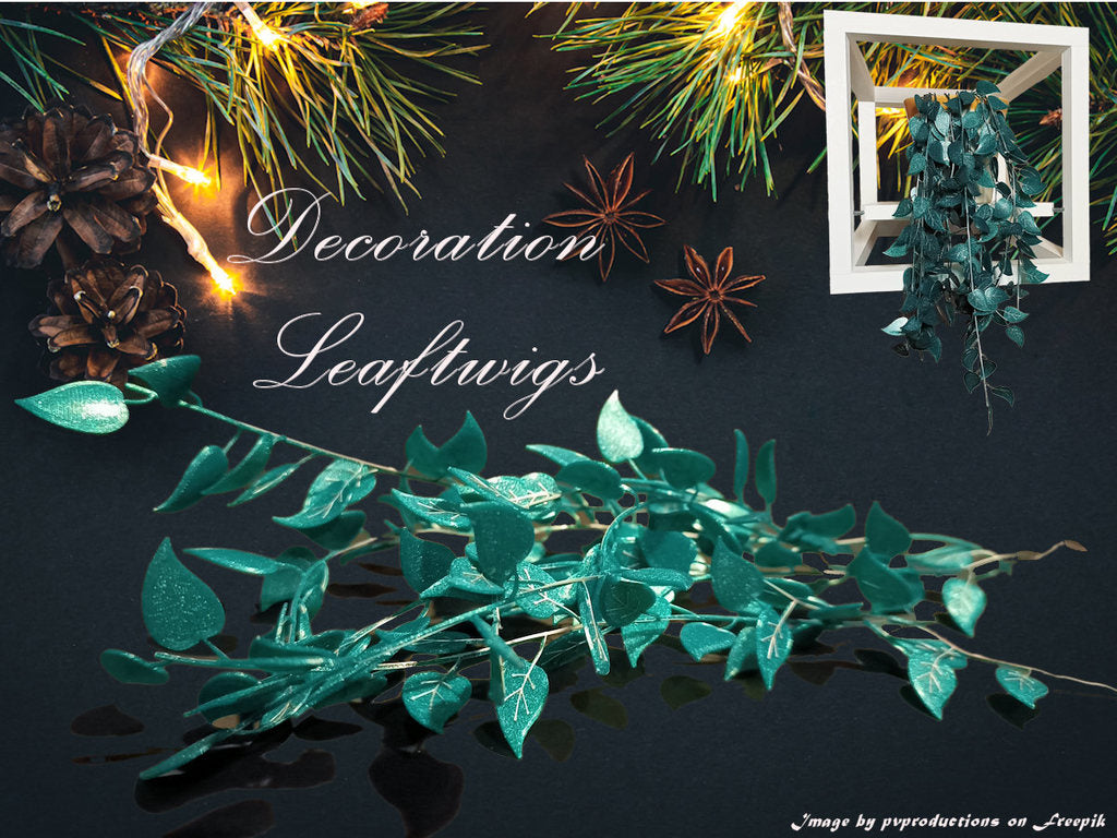 Dekorativní Leafwigs - tenké, listovité větvičky k zavěšení