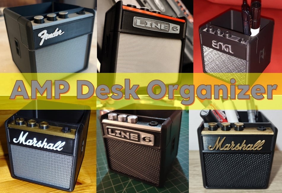AMP Desk Organizer pro kytarové a hudební nadšence