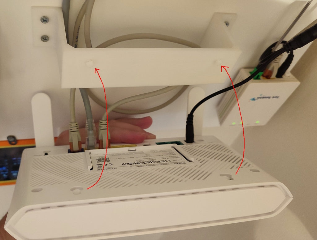 Adaptér pro montáž na stěnu pro modem/směrovač Zyxel EX3301