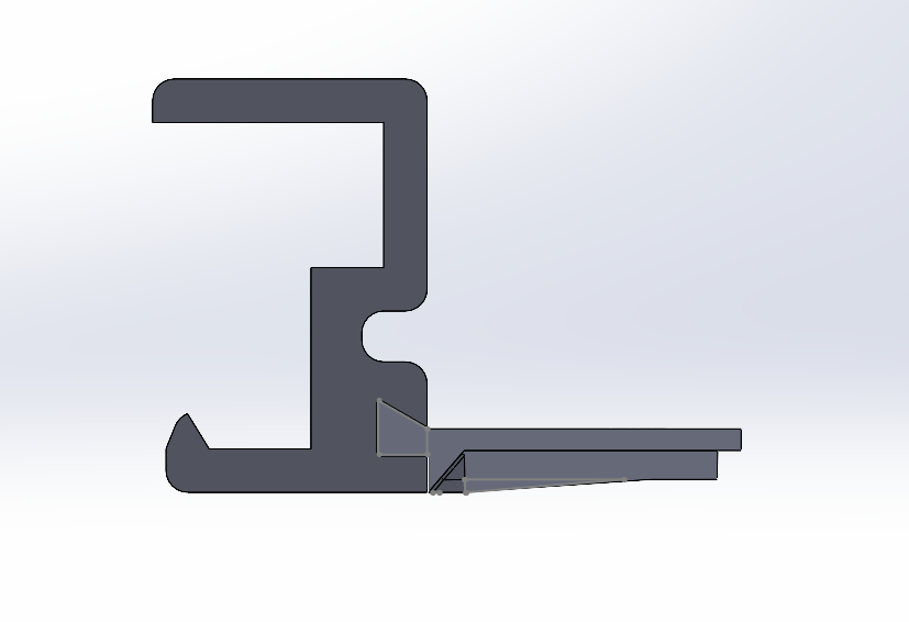 Modulární držák pro montáž všeho na horizontální lištu IKEA Fredde a držák reproduktorů Klipsch