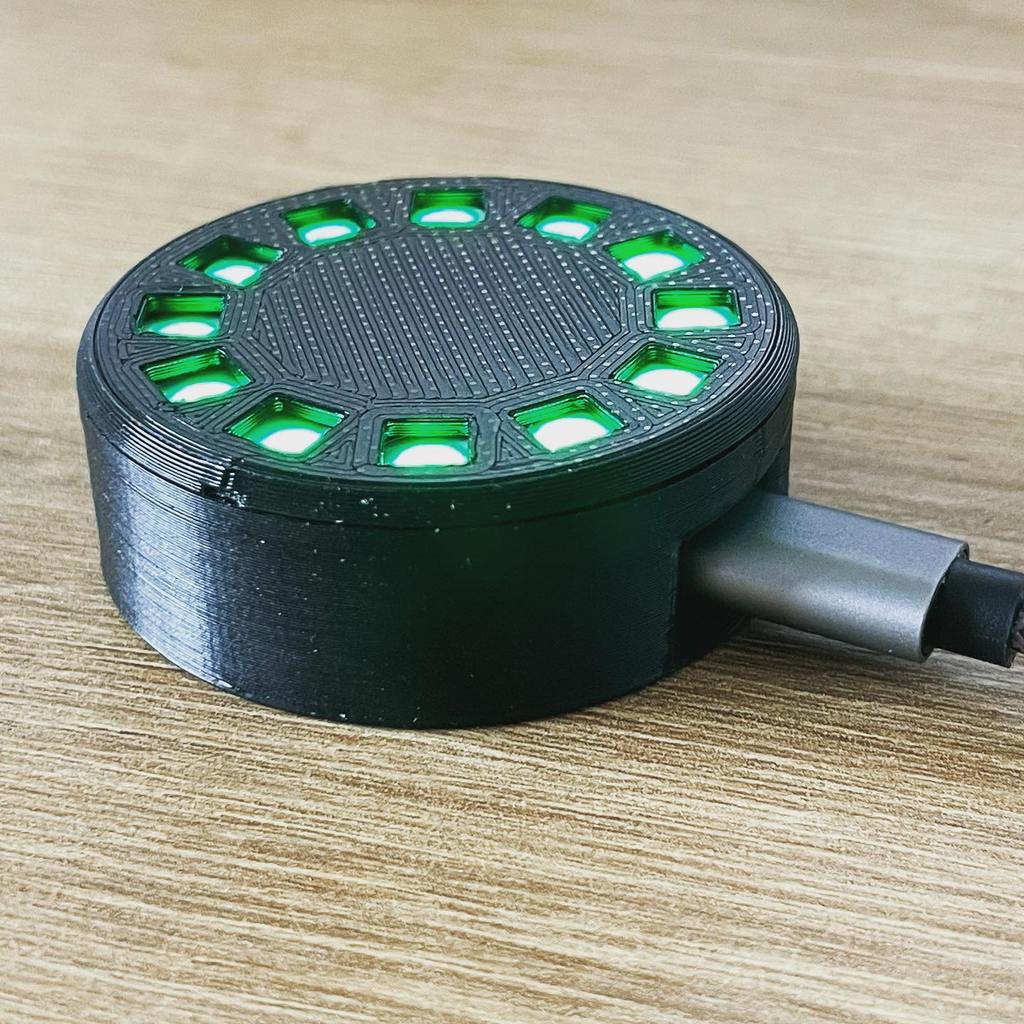 12-LED Ring Light Box s prostorem pro mikrokontrolér