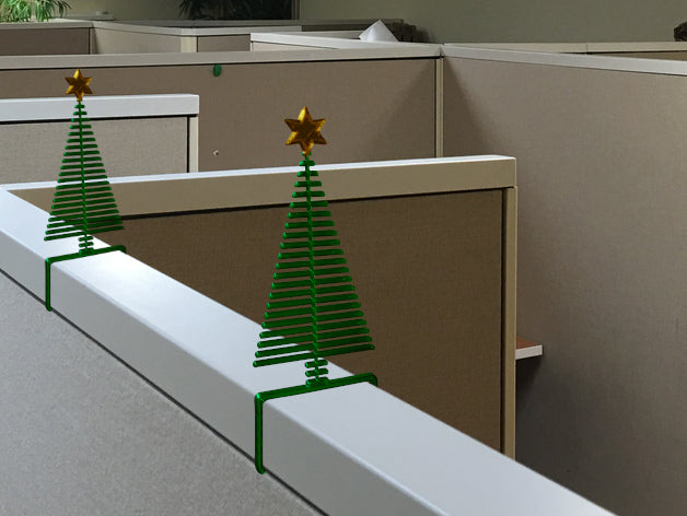 Ozdoby na vánoční stromky na míru do kanceláře