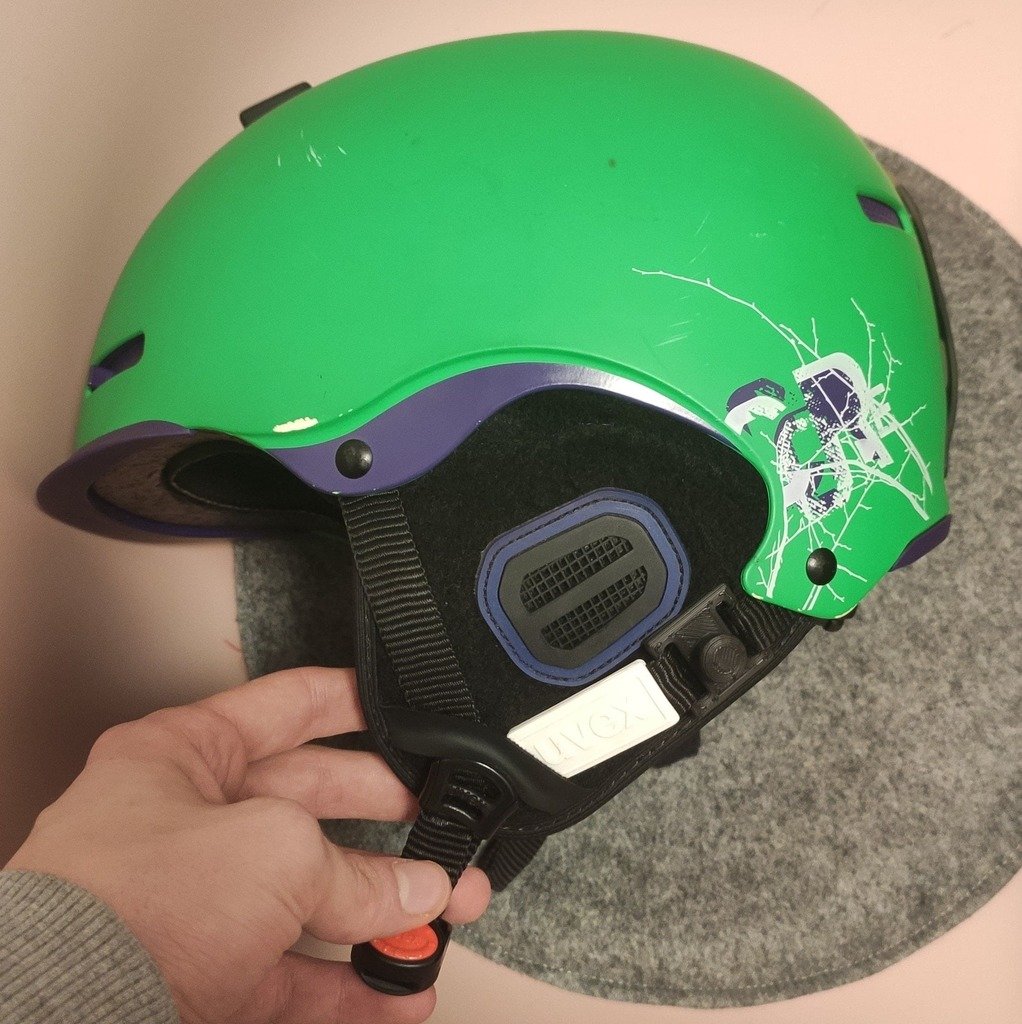 Lyžařská helma Držák masky bez podpěry