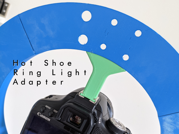 Hot Shoe adaptér pro Ring Light Camera