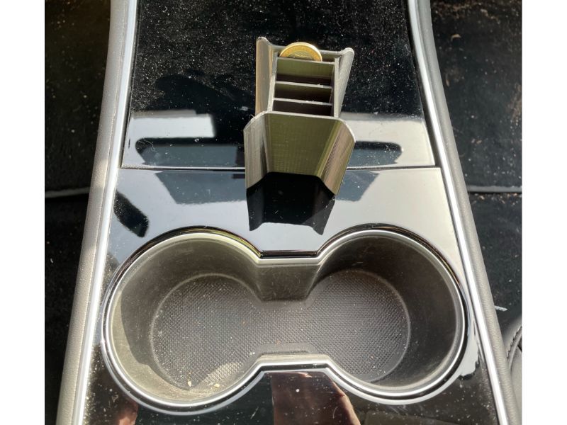 Miniúložiště držáku na poháry Tesla Model 3 / Model Y