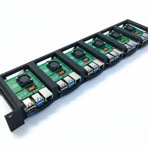 Raspberry Pi 4 1U 19palcová sada serverového racku