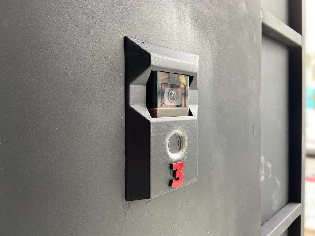 Hliníkové pouzdro Ring Doorbell 2 pro tenké stěny