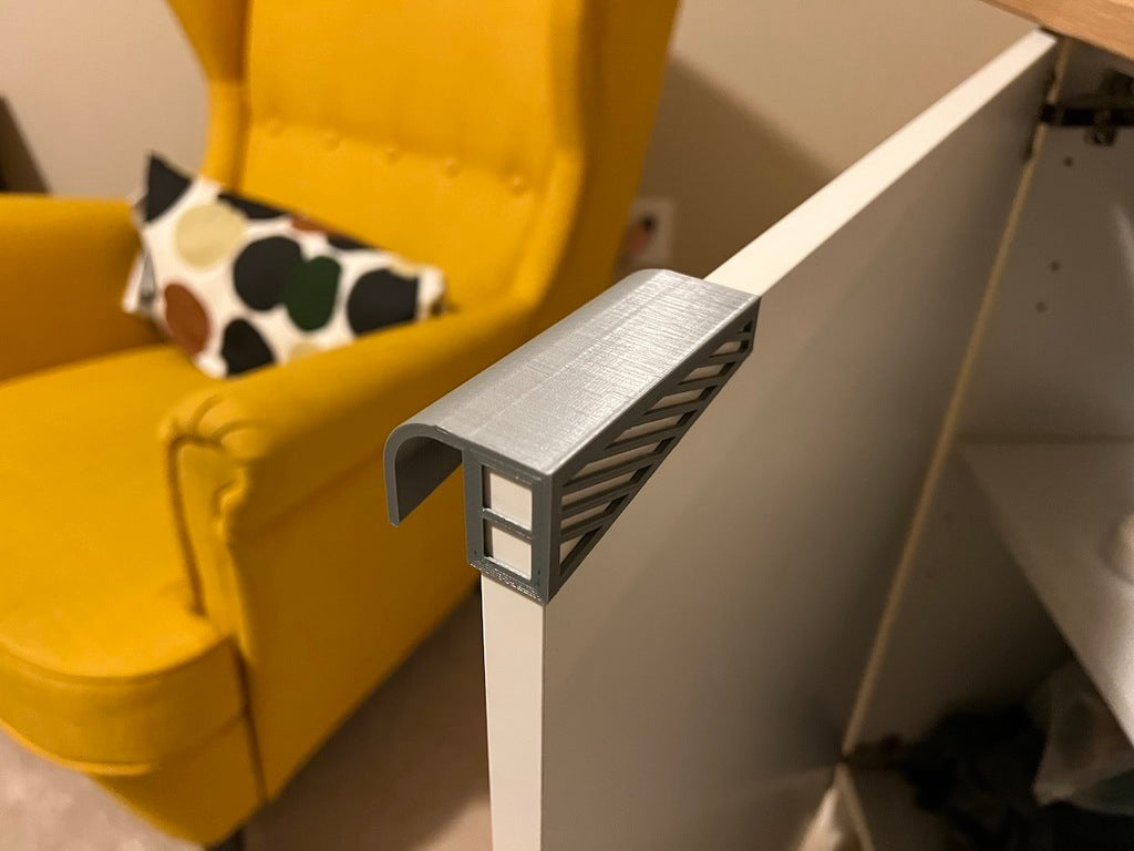 Úchyty skříněk Ikea KNOXHULT bez nutnosti vrtání nebo otvorů